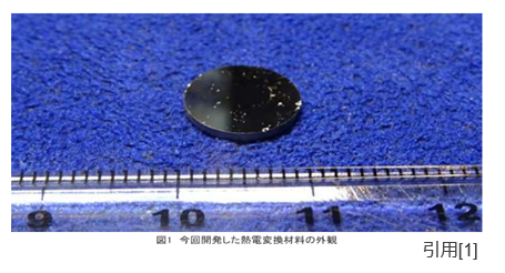 高効率なMnSi系熱電材料