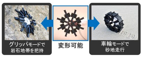 不整地も平地も移動可能なエンドエフェクタ